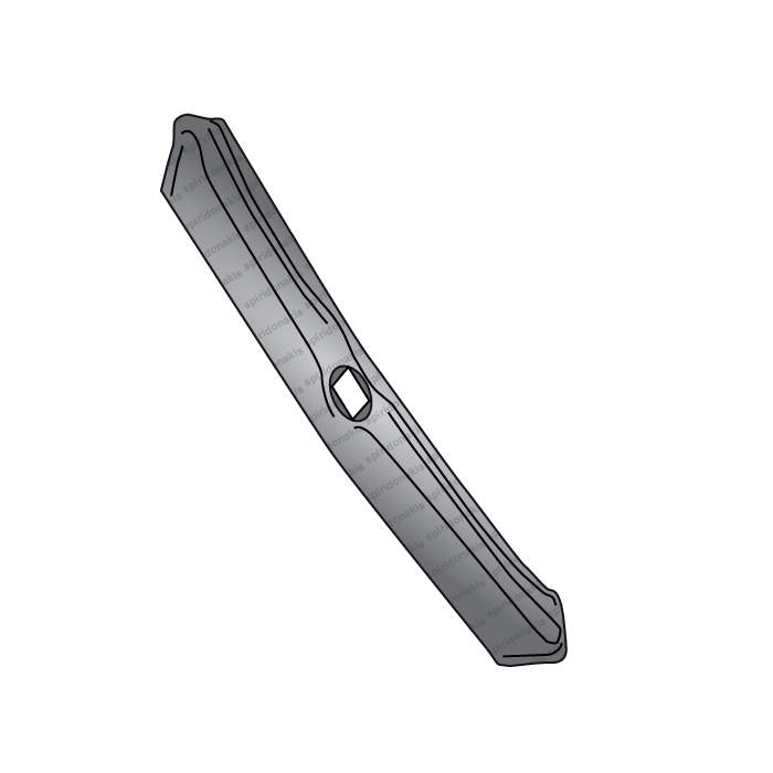 Reversible Point for S-Tine 45x12 (1 Hole) 60x6x260 Bianchi