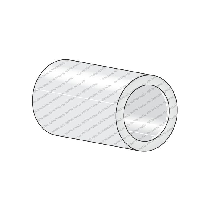 Plastic Ring for Cultivator Rollers L.48 Φ42-28