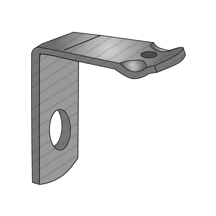 Cultivator Clamp 20x20 for Tine Tube 50x50 Ø12 Bellota