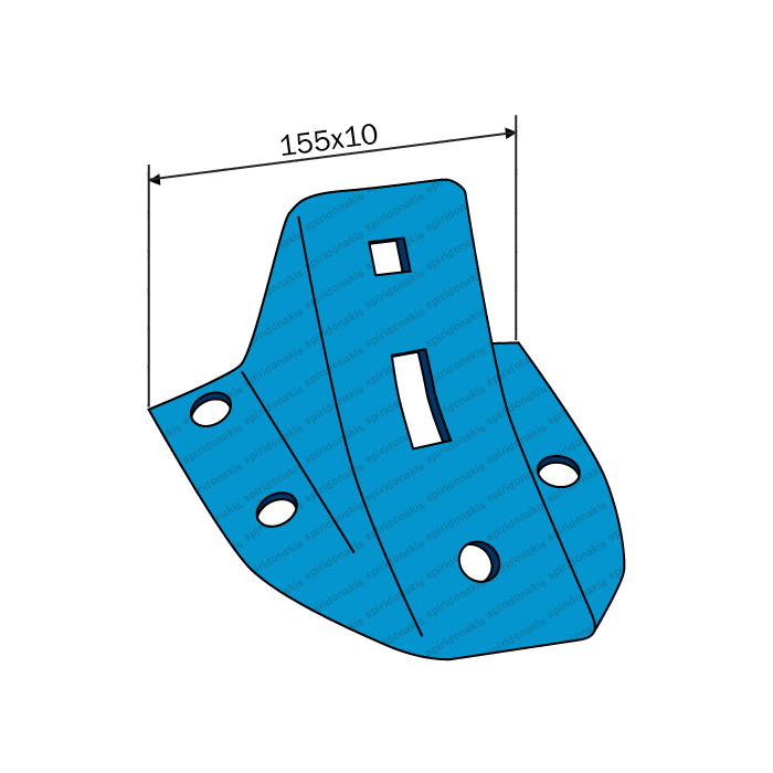 Tine Cultivator Saddle Lemken 4679105 Agriforge