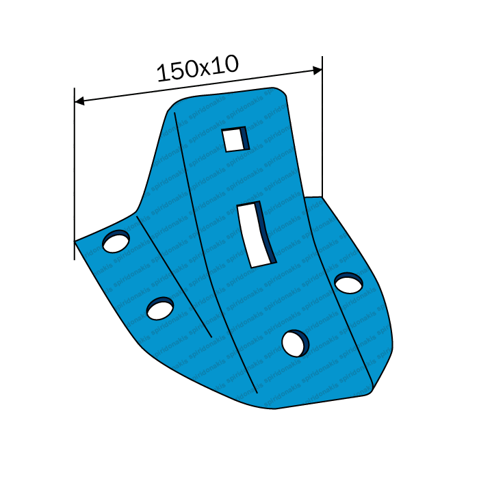 Βάση Καλλιεργητή Lemken 4679106 Bellota