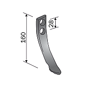 Tine for Wheel Spring KK28 M10 Bianchi