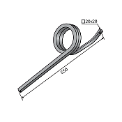 Wheel Spring 20x20 Gaspardo Right Bianchi