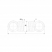 Ελατήριο με Κρίκους Ø12 L350mm BPT