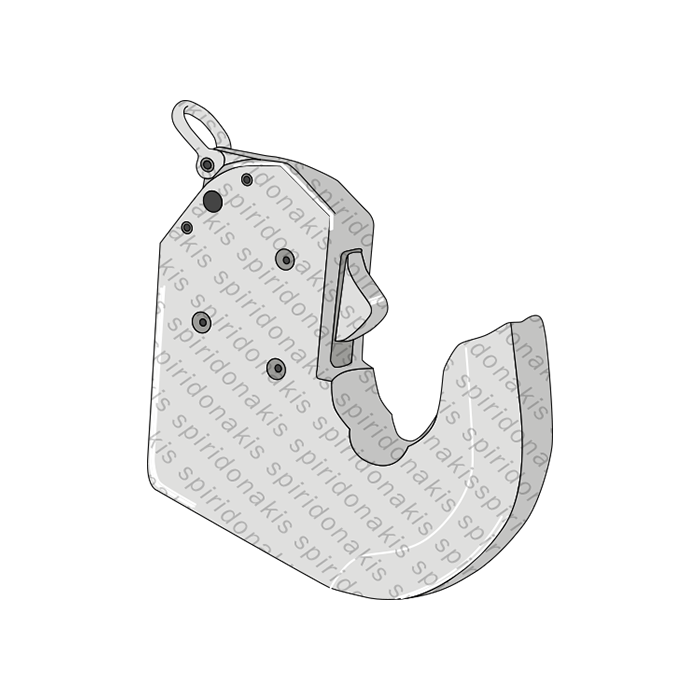 Hook for Traction KH35082 110x84 Stabed