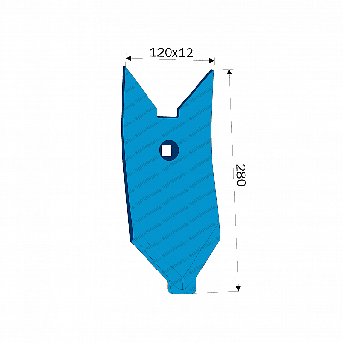 Νύχι Καλλιεργητή Lemken 3374443 K12P 120x12x280 HF Agriforge