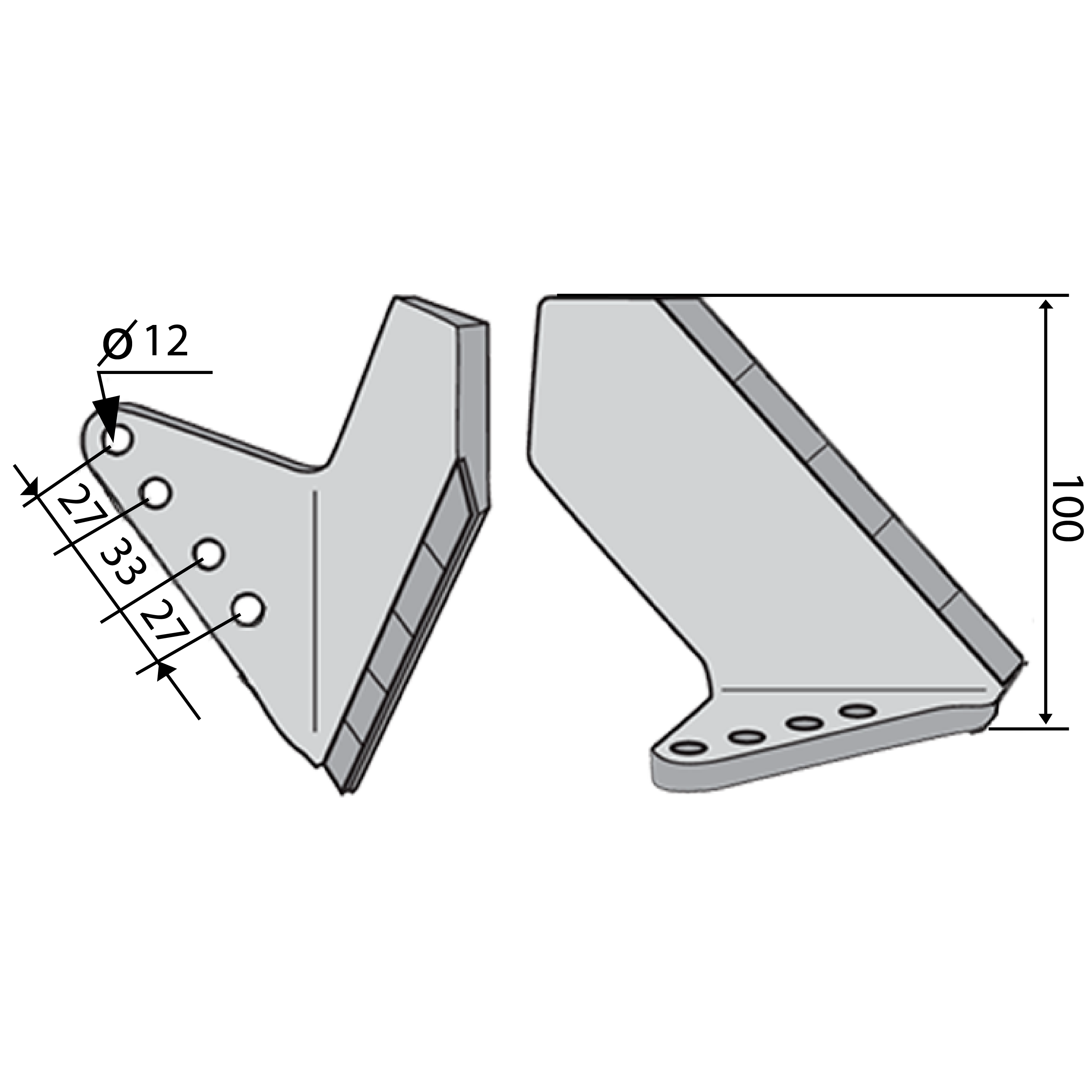 Wing to Fit Horsch 34060855 Right AgriCarb