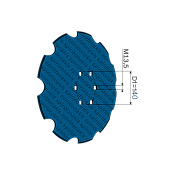 Δίσκος Farmet 9002255 Οδοντωτός 24'' Bellota