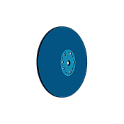 Flat Seeding Disc Straight Lemken 14'' Bellota Flat Seeding Disc Straight Lemken 14'' Bellota