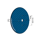 Plough Disc 28'' 4 Holes Bellota