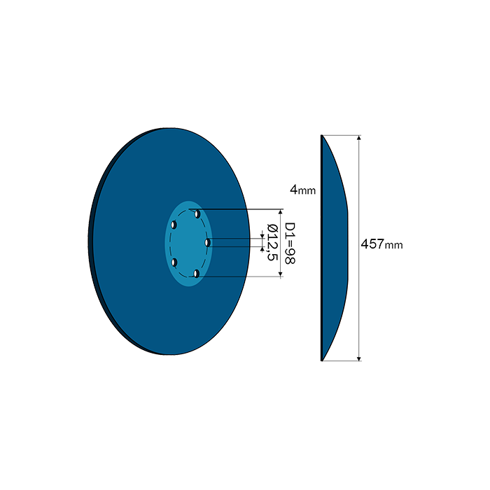 Terradisc Straight Disc 18'' Bellota