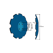 Terradisc Notched Disc 20