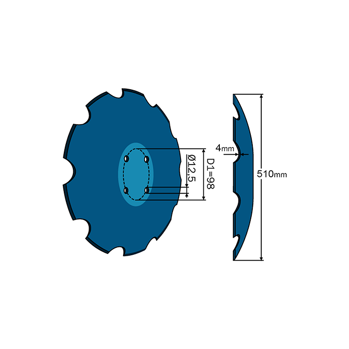 Terradisc Notched Disc 20