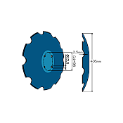 Terradisc Notched Disc 16