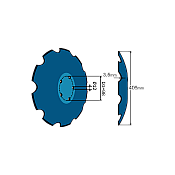 Terradisc Notched Disc 16