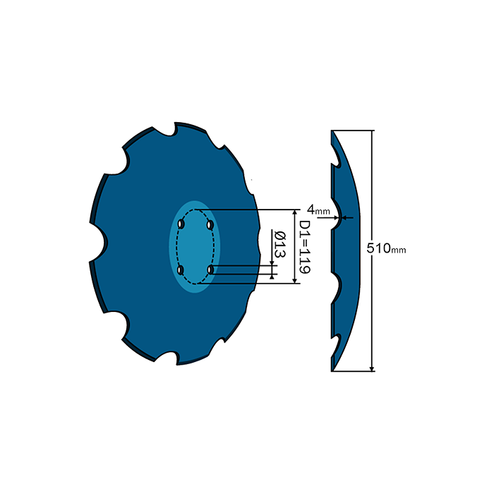 Terradisc Notched Disc 20