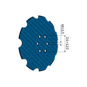 Terradisc Notched Disc 22