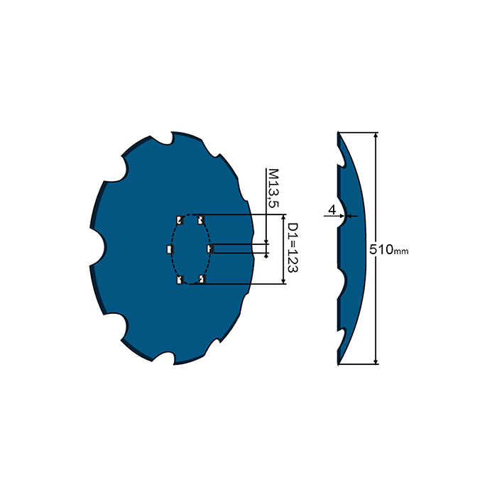 Terradisc Notched Disc 20