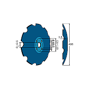 Terradisc Notched Disc 16