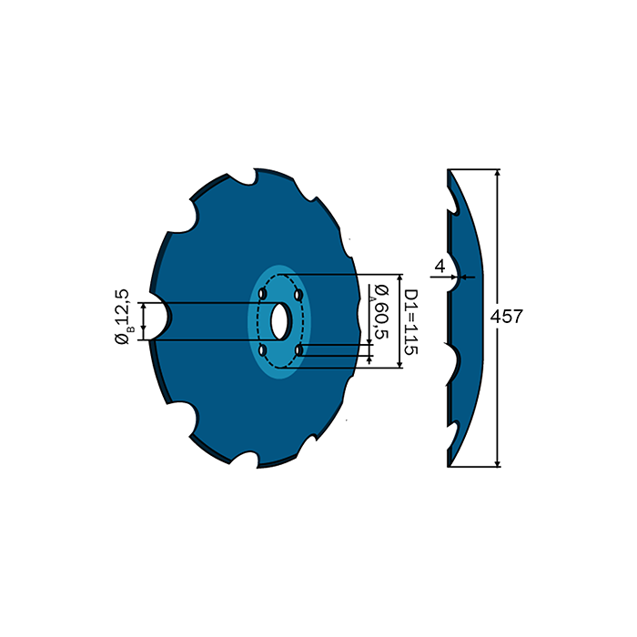 Terradisc Notched Disc 18