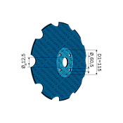 Terradisc Notched Disc 18