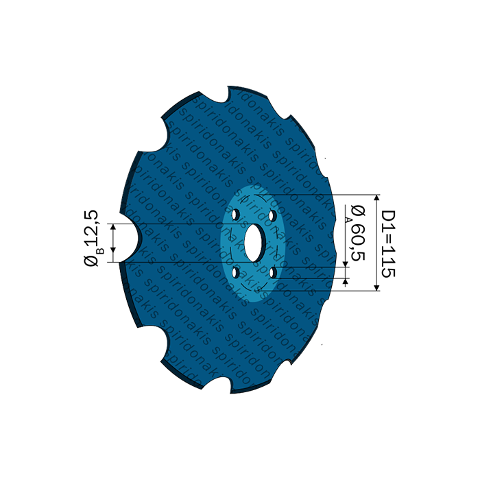 Terradisc Notched Disc 20