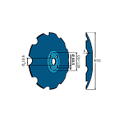 Terradisc Notched Disc 20