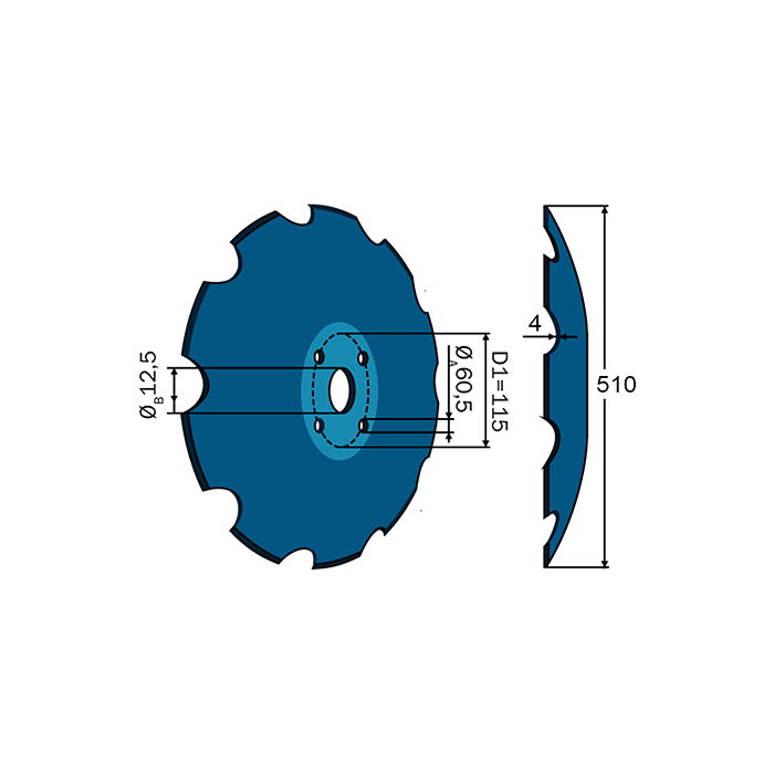 Terradisc Notched Disc 20