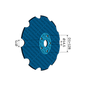 Terradisc Notched Disc 22