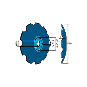 Terradisc Notched Disc 20