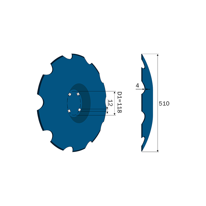 Terradisc Notched Disc 20