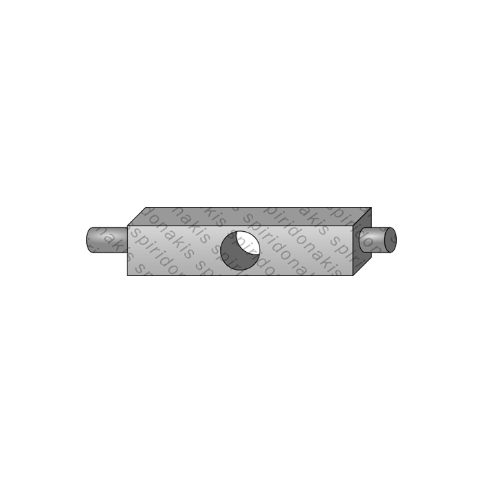 Nut for Square Shaped Wire Rope M40 Type Papadopoulos 