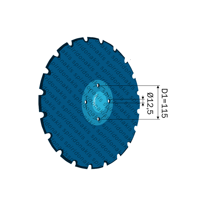 Terradisc Notched Disc 450x5 (4Holes) Vaderstad