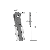 Finishing Mower Blade Φ32 Howard Finishing Mower Blade Φ32 Howard