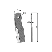 Finishing Mower Blade Φ32 Howard Finishing Mower Blade Φ32 Howard