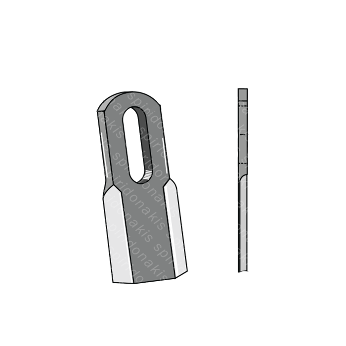Mulcher Blade Curved 40x5