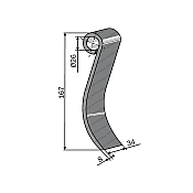 Mulcher Spoon 34x8 167mm Nobili