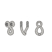 Δίχαλο Στριφτό Καταστροφέα Ø11.5 L48 Δίχαλο Στριφτό Καταστροφέα Ø11.5 L48