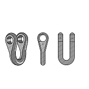 Mulcher Shackle Straight Ø11,5 BERFOR Mulcher Shackle Straight Ø11,5 BERFOR