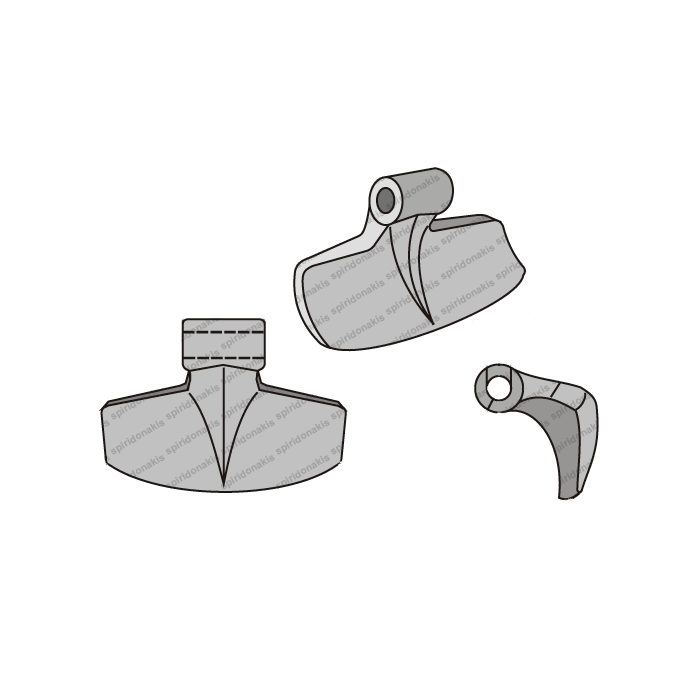 Mulcher Hammer RM11 Ø20,5 SABA