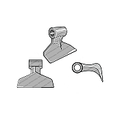 Mulcher Hammer RM105 Ø19,5 SABA Mulcher Hammer RM105 Ø19,5 SABA