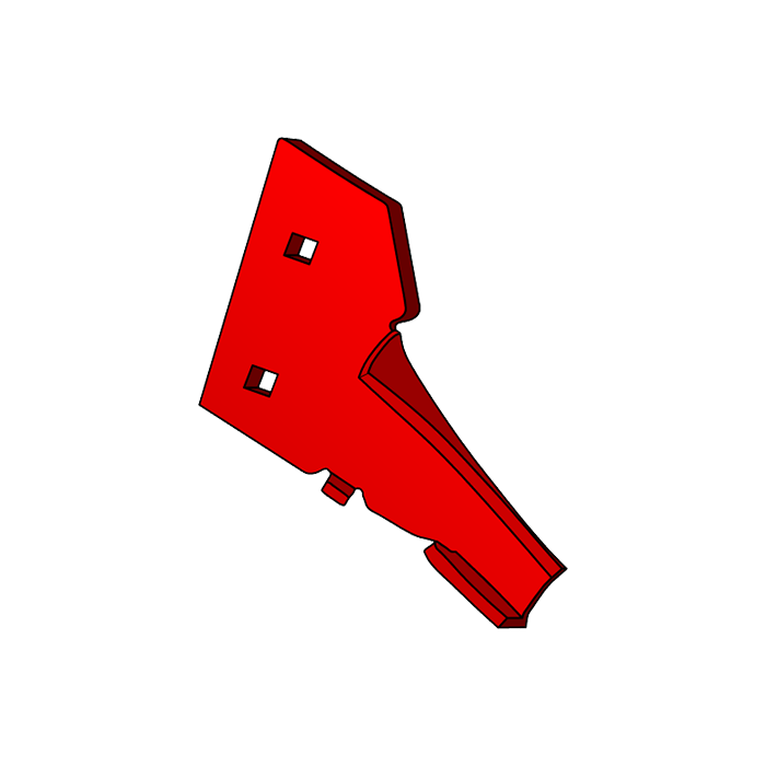 Tine Holder Plough Otma - Sovema RCO606 with Blade 35x35 AGT