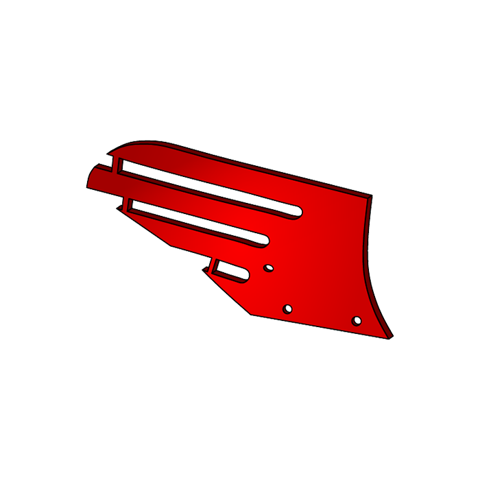 Mouldboard Multiplough 1833-2-I-CAT Stripped H.T. Left Bellota L575mm