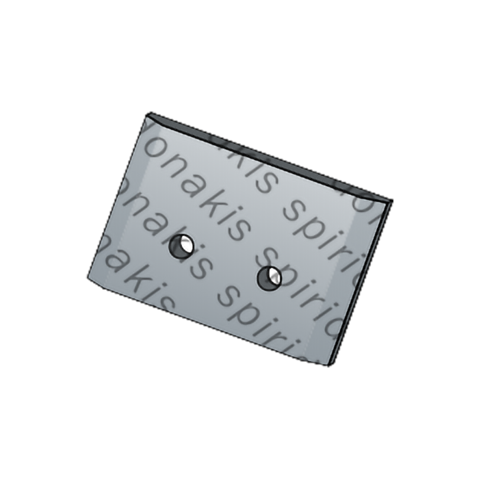 Landside wearing plate landside Y Overum-Agrolux-MF Agriforge