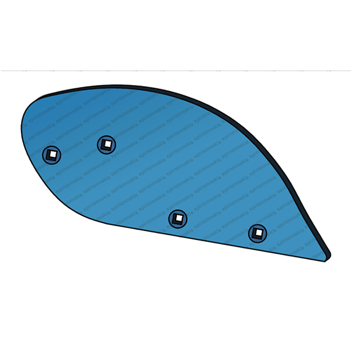 Mouldboard Skimmer Plough Lemken D1 3470650 Right Agriforge