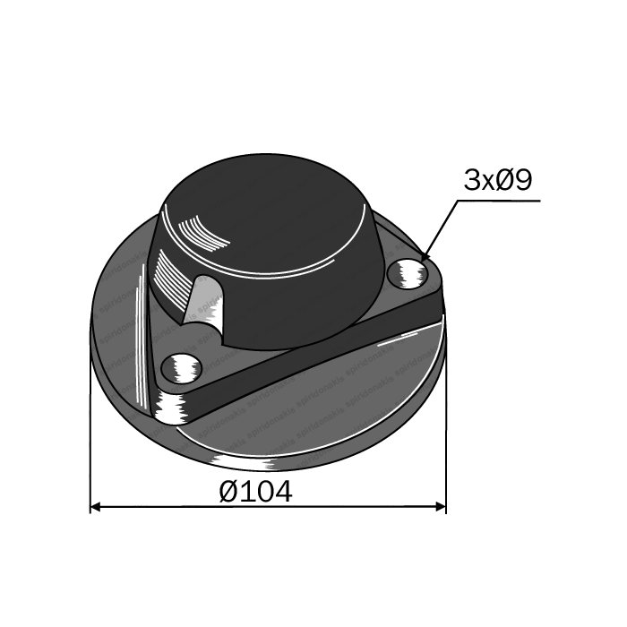 Cover for Disc Bearing Plough Kverneland 056156 