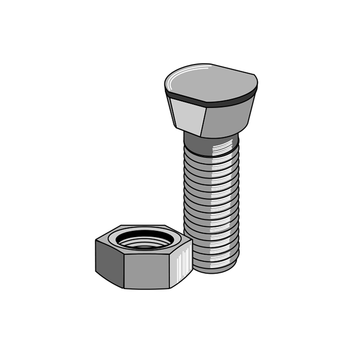 Countersunk Conical Bolt (12.9) 12x50