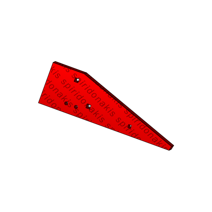 Landside Plough Kverneland 053684 Hydrein Small Right Bellota