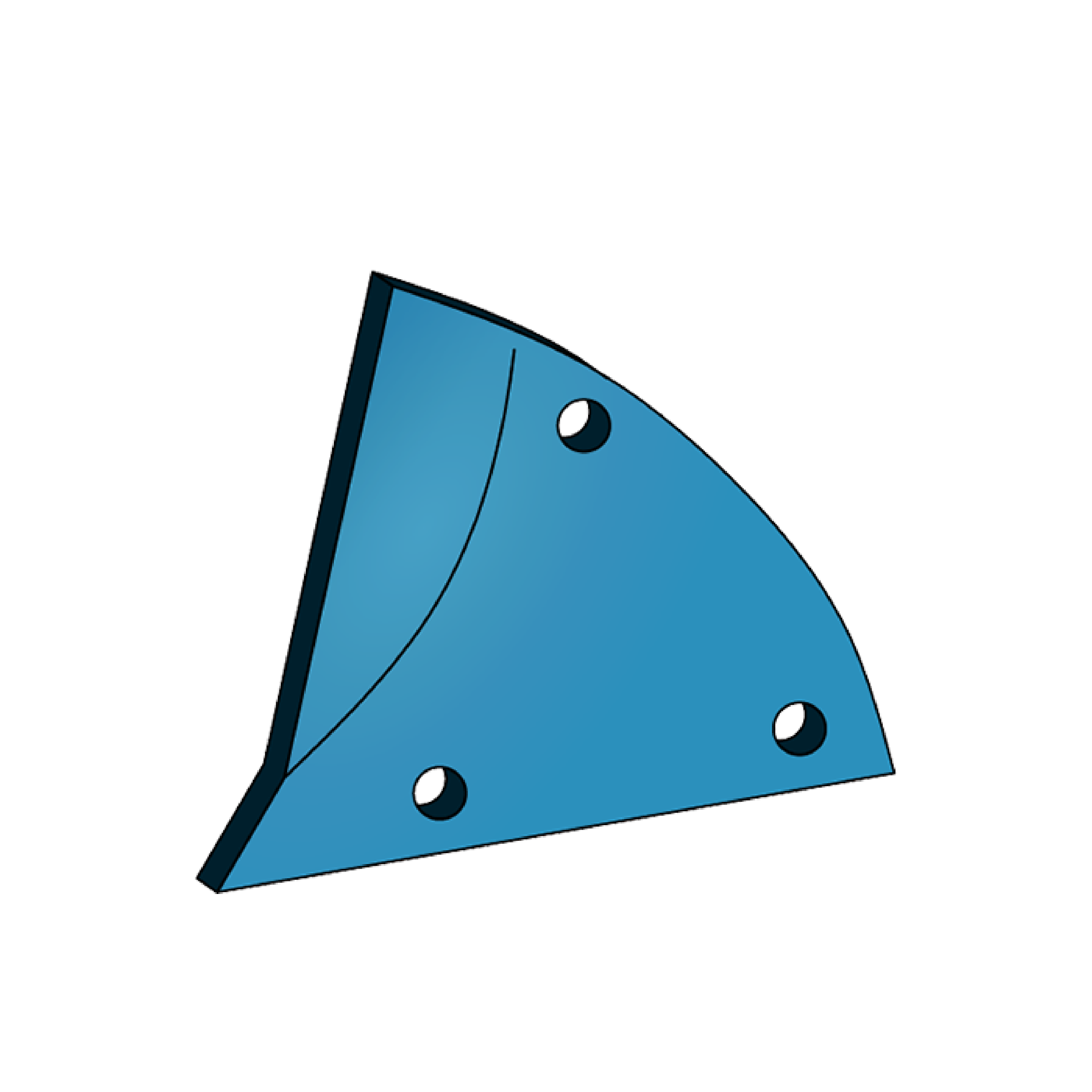 Shin Plough Lemken 3451011 B2KH Left Agriforge