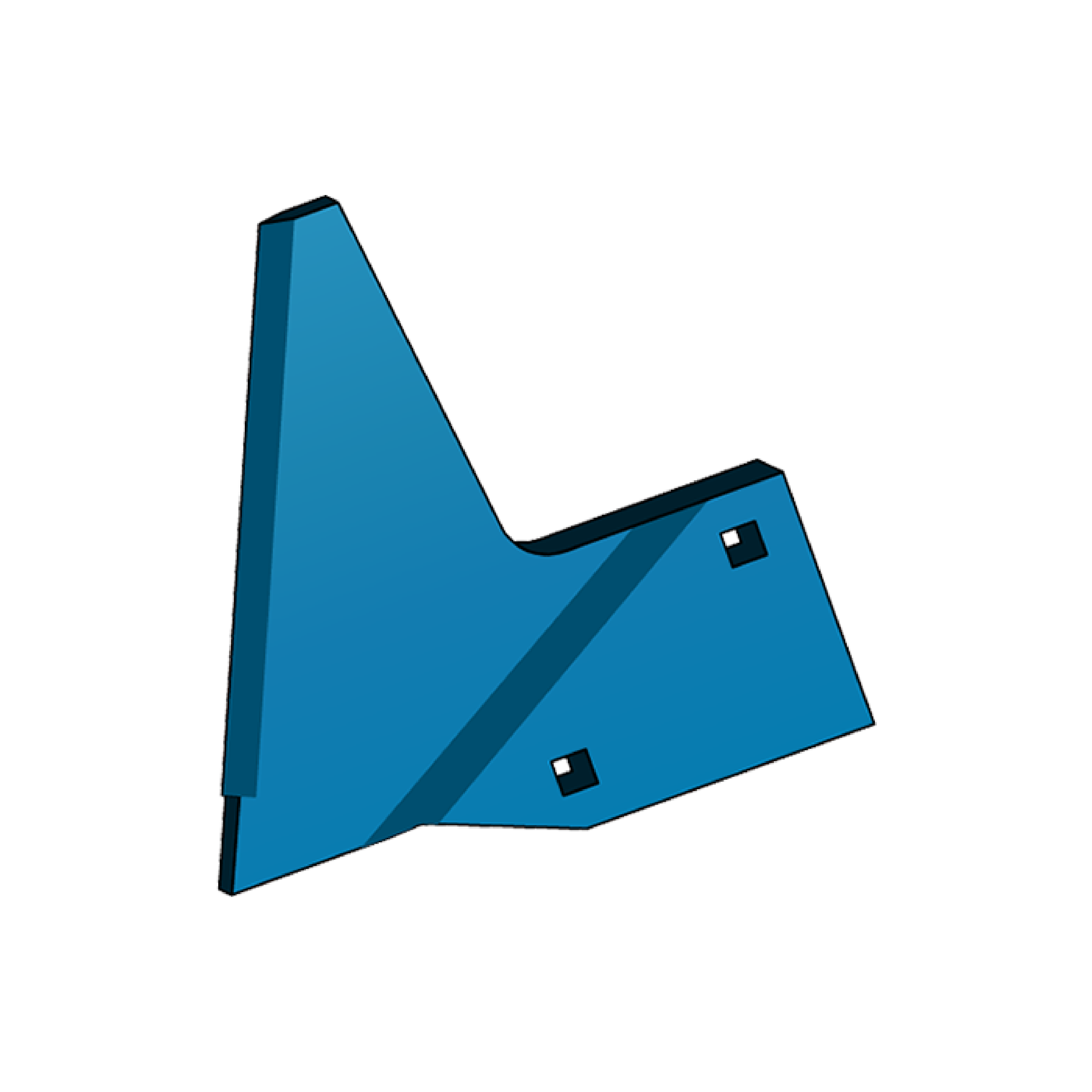 Landside Point Plough Lemken AS2 3492891 with Blade Left Agriforge